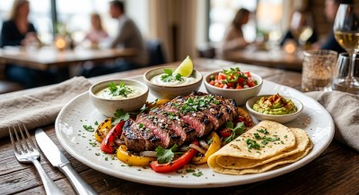 Fajitas mit Rinds Entrecôte